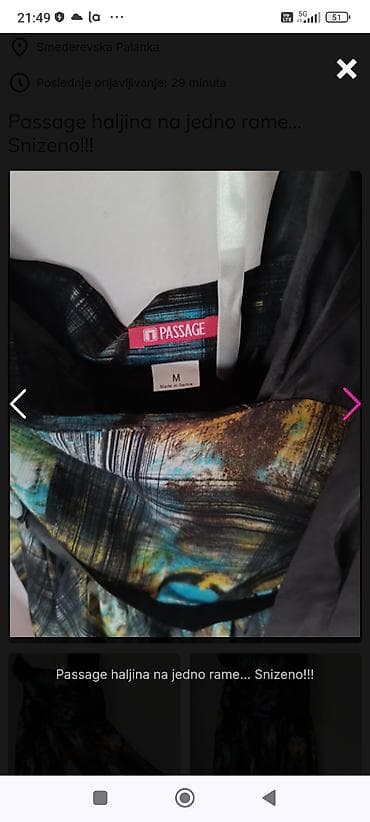 Passage haljina na jedno rame - Brend: Passage (etiketa vidljiva na na lalafo.rs — 3 Passage haljina na jedno rame - Brend: Passage (etiketa vidljiva na — 3