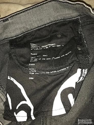 Original CHEAP MONDAY farmerice 33 98% cotton 2% elastin Polustruk na lalafo.rs — 4 Original CHEAP MONDAY farmerice 33 98% cotton 2% elastin Polustruk — 4