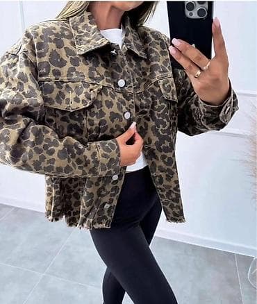 Ženska jakna sa leopard printom na lalafo.rs Ženska jakna sa leopard printom