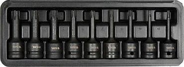 Set RIBE udarnih ključeva, RM5-RM14, 9 kom, 1/2" – PROFI, YATO Set na lalafo.rs — 1 Set RIBE udarnih ključeva, RM5-RM14, 9 kom, 1/2" – PROFI, YATO Set — 1