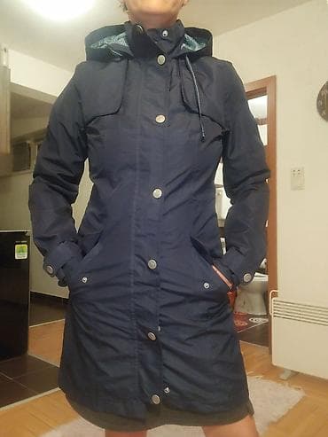 sako laneni: Ženska parka/jakna sa kapuljačom – tamnoplava - Dužina do iznad at lalafo.rs — 1 sako laneni: Ženska parka/jakna sa kapuljačom – tamnoplava - Dužina do iznad — 1