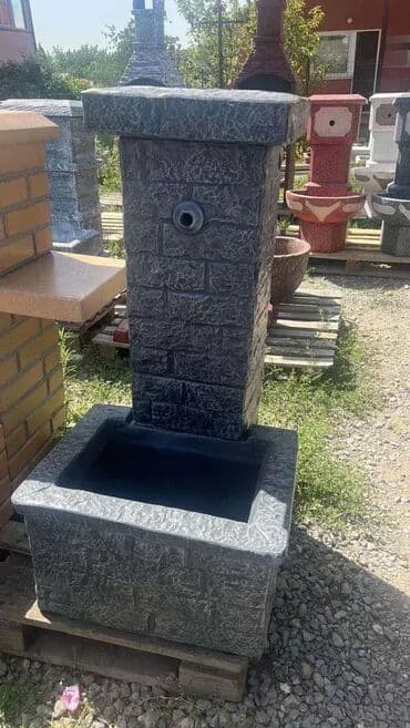 Baštenske česme: Betonska česma "Model 12" Masivna i dekorativna – idealna za svaki na lalafo.rs — 2 Baštenske česme: Betonska česma "Model 12" Masivna i dekorativna – idealna za svaki — 2