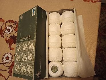 Sewing materials: Ljiljan – pamučni konac za heklanje (Tvornica konca “Unitas”, Zagreb) at lalafo.rs — 2 Sewing materials: Ljiljan – pamučni konac za heklanje (Tvornica konca “Unitas”, Zagreb) — 2