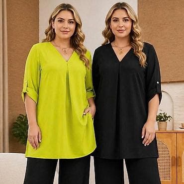Women's Clothing: 04. Tunika za punije
2XL 3XL 4XL 5XL
Cena : 2.400 dinara A at lalafo.rs — 3 Women's Clothing: 04. Tunika za punije
2XL 3XL 4XL 5XL
Cena : 2.400 dinara A — 3