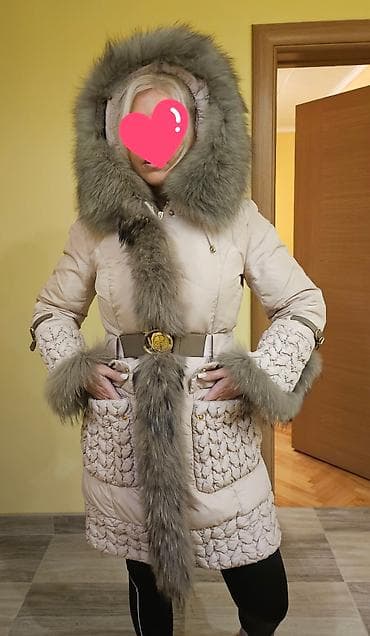 Ženska zimska jakna/kaput sa krznom - Boja: svetlo bež pudrasta na lalafo.rs — 6 Ženska zimska jakna/kaput sa krznom - Boja: svetlo bež pudrasta — 6