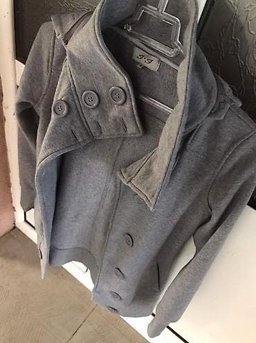 Jackets, Coats, Vests: Siva ženska jakna/duks sa kapuljačom, veličina M - Materijal: mekana at lalafo.rs — 1 Jackets, Coats, Vests: Siva ženska jakna/duks sa kapuljačom, veličina M - Materijal: mekana — 1