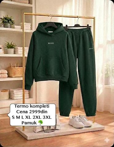 Termo trenerka set “MOOD” – dukserica s kapuljačom + donji deo - na lalafo.rs Termo trenerka set “MOOD” – dukserica s kapuljačom + donji deo -