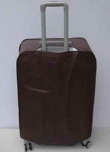 Travel suitcases and bags: Prekrivač za kofer u tamno braon boji, dizajniran da zaštiti prtljag at lalafo.rs — 9 Travel suitcases and bags: Prekrivač za kofer u tamno braon boji, dizajniran da zaštiti prtljag — 9