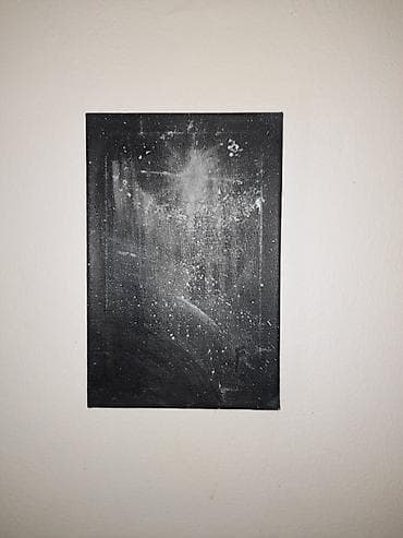 slike xxxl: Apstraktna slika sa dominantnim crnim i belim tonovima. Delo at lalafo.rs — 2 slike xxxl: Apstraktna slika sa dominantnim crnim i belim tonovima. Delo — 2