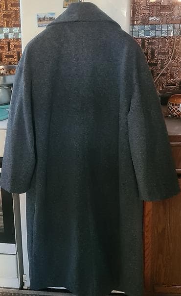 ZARA ženski kaput, sivi melanž, dužine ispod kolena. Model sa širokim na lalafo.rs — 4 ZARA ženski kaput, sivi melanž, dužine ispod kolena. Model sa širokim — 4