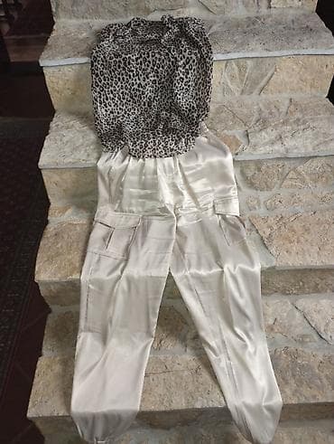 pantalone butiku ali: Pantalone i košulja u kompletu Vel M novo nošeno dva puta na lalafo.rs — 3 pantalone butiku ali: Pantalone i košulja u kompletu Vel M novo nošeno dva puta — 3