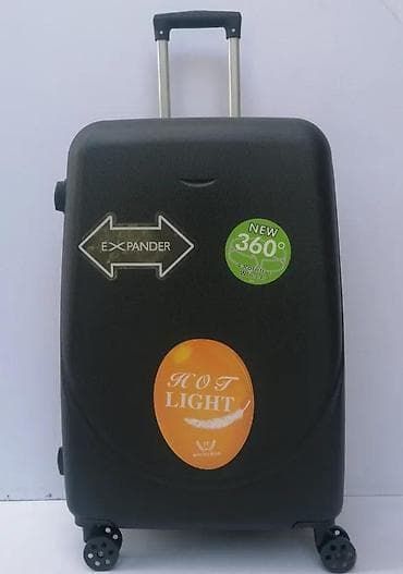Travel suitcases and bags: Tvrdi kofer za putovanja sa 360° točkićima i mogućnošću proširenja at lalafo.rs — 2 Travel suitcases and bags: Tvrdi kofer za putovanja sa 360° točkićima i mogućnošću proširenja — 2