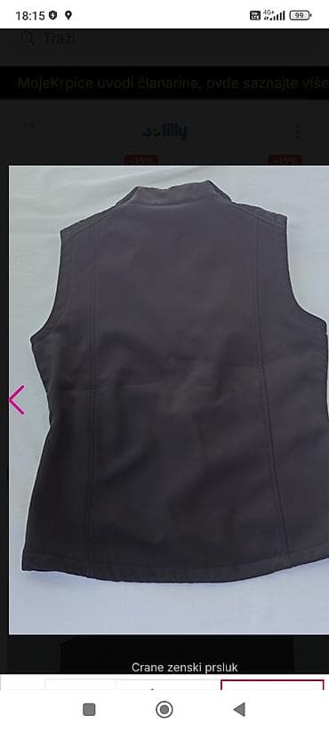 zenske broj: RASPRODAJA!!Crni ženski prsluk marke Crane, idealan za letnje at lalafo.rs — 2 zenske broj: RASPRODAJA!!Crni ženski prsluk marke Crane, idealan za letnje — 2