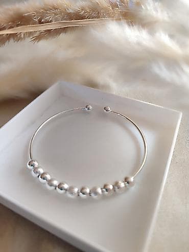 Narukvica žig 925 – minimalistička srebrna otvorena narukvica. - na lalafo.rs — 1 Narukvica žig 925 – minimalistička srebrna otvorena narukvica. - — 1