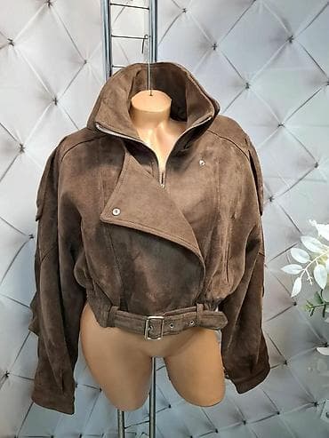 kozna jakna sa: Ženska jakna od veštačkog antilopa – biker kroj - Materijal: meki na lalafo.rs — 3 kozna jakna sa: Ženska jakna od veštačkog antilopa – biker kroj - Materijal: meki — 3