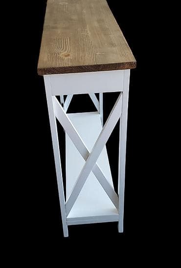 Konzolni sto od drveta sa fiokom, idealan za ulazni hodnik, dnevnu na lalafo.rs — 3 Konzolni sto od drveta sa fiokom, idealan za ulazni hodnik, dnevnu — 3