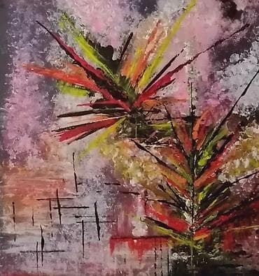 Umetnička slika na lesonitu 28,5x27cm, rađena akrilnim bojama veselog na lalafo.rs — 2 Umetnička slika na lesonitu 28,5x27cm, rađena akrilnim bojama veselog — 2