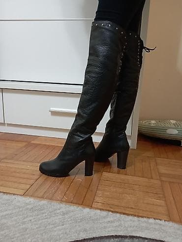 High boots, 38, color - Black at lalafo.rs — 6 High boots, 38, color - Black — 6