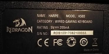 Tastatura Redragon svetleca 1 sarka nedostaje,ostalo ispravno na lalafo.rs — 3 Tastatura Redragon svetleca 1 sarka nedostaje,ostalo ispravno — 3