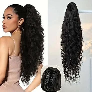 Ekstenzija za kosu – duga, talasasta/uvijena rep-klip - Tip: Clip-in na lalafo.rs — 6 Ekstenzija za kosu – duga, talasasta/uvijena rep-klip - Tip: Clip-in — 6