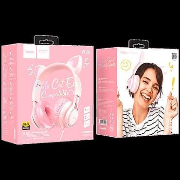 W36 Cat ear, slušalice sa mikrofonom, 3,5 mm utikač, 1,2 m kabl. Audio na lalafo.rs — 2 W36 Cat ear, slušalice sa mikrofonom, 3,5 mm utikač, 1,2 m kabl. Audio — 2