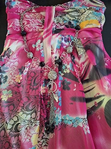 Personal Items: Letnja haljina na bretelu/bez naramenica, sa raskošnim šarenim at lalafo.rs — 4 Personal Items: Letnja haljina na bretelu/bez naramenica, sa raskošnim šarenim — 4