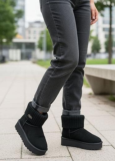 Uggs: Ženske zimske čizmice s debelim đonom i pletivom na članku 👑Brojevi at lalafo.rs — 6 Uggs: Ženske zimske čizmice s debelim đonom i pletivom na članku 👑Brojevi — 6