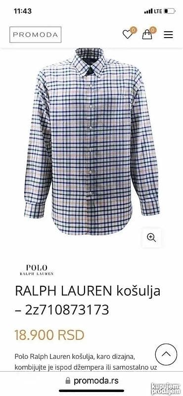Košulja Ralph Lauren, bоја - Crna na lalafo.rs — 5 Košulja Ralph Lauren, bоја - Crna — 5