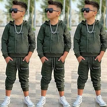 Dečije trenerke – komplet dukserica sa kapuljačom i donji deo sa na lalafo.rs — 5 Dečije trenerke – komplet dukserica sa kapuljačom i donji deo sa — 5