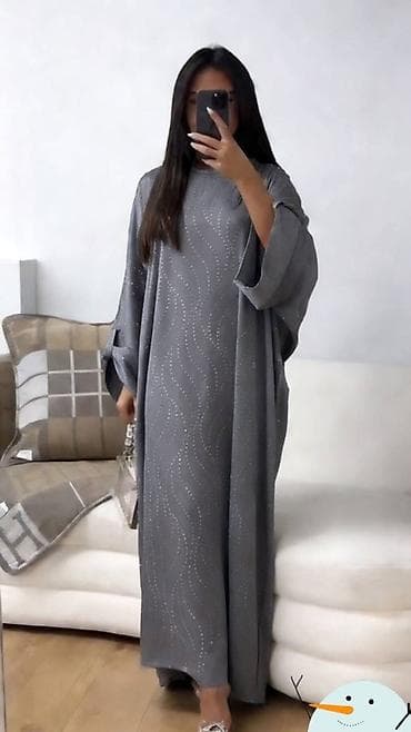 Veci brojevi Elegantna duga kaftan/abaya haljina sa sjajnim detaljima na lalafo.rs — 3 Veci brojevi Elegantna duga kaftan/abaya haljina sa sjajnim detaljima — 3