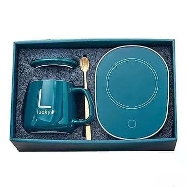 Ploča za grejanje napitaka + šolja i kašičica Uživajte u toplom na lalafo.rs — 2 Ploča za grejanje napitaka + šolja i kašičica Uživajte u toplom — 2