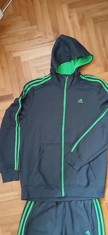 Adidas trenerka – komplet (gornji deo sa kapuljačom + donji deo) - na lalafo.rs — 2 Adidas trenerka – komplet (gornji deo sa kapuljačom + donji deo) - — 2
