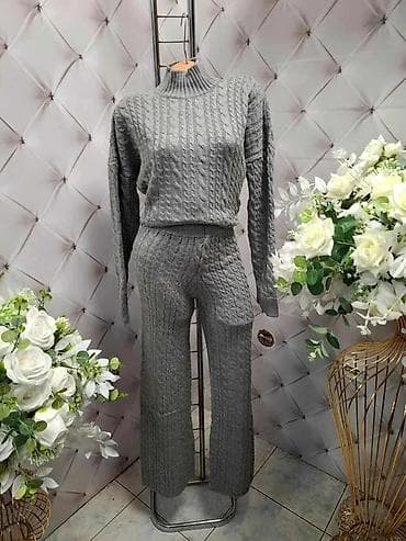 Ženski komplet – džemper i pantalone - Model: dvoslojni komplet sa na lalafo.rs — 1 Ženski komplet – džemper i pantalone - Model: dvoslojni komplet sa — 1