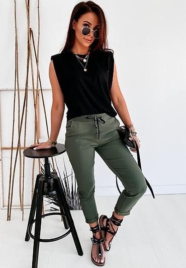 💫Ženske pantalone – model sa manžetnama - Kroj: uske nogavice do na lalafo.rs — 1 💫Ženske pantalone – model sa manžetnama - Kroj: uske nogavice do — 1