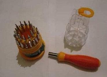 Univerzalni set šrafcigera sa bitovima u kompaktnoj kutiji - Set na lalafo.rs Univerzalni set šrafcigera sa bitovima u kompaktnoj kutiji - Set