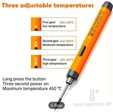 Hammers: Prijenosna USB lemilica – komplet set - Kompaktan “pen” dizajn at lalafo.rs — 4 Hammers: Prijenosna USB lemilica – komplet set - Kompaktan “pen” dizajn — 4