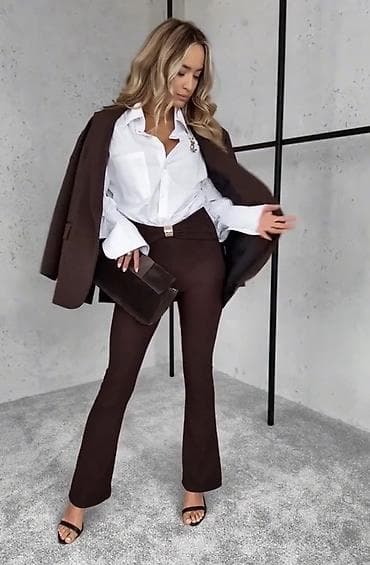 pantalone butiku ali: 💫Ženske elegantne pantalone sa blagim zvonom - Kroj: visok struk na lalafo.rs — 1 pantalone butiku ali: 💫Ženske elegantne pantalone sa blagim zvonom - Kroj: visok struk — 1