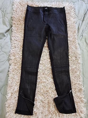 cista koza broj: Ženske crne uske pantalone Dolce Gabbana sa kožnim efektom. - na lalafo.rs — 5 cista koza broj: Ženske crne uske pantalone Dolce Gabbana sa kožnim efektom. - — 5