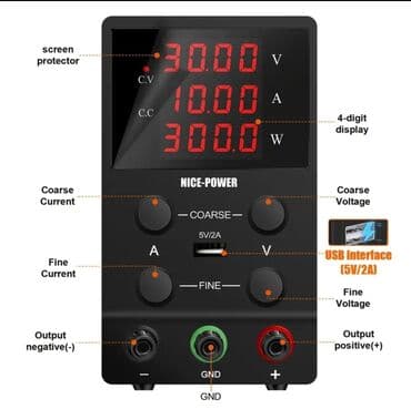 Hammers: Laboratorijsko DC napajanje NICE-POWER 30V/10A - Izlazni opseg: 0–30 at lalafo.rs — 3 Hammers: Laboratorijsko DC napajanje NICE-POWER 30V/10A - Izlazni opseg: 0–30 — 3