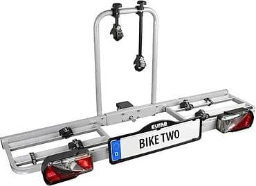 Eufab BIKE TWO – nosač za 2 bicikla za kuku vučnog vozila - Montaža na lalafo.rs Eufab BIKE TWO – nosač za 2 bicikla za kuku vučnog vozila - Montaža