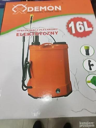 Akomulatorska. prskalica Pluc ručno Kapacitet 16l Trajnost akomulatora na lalafo.rs — 1 Akomulatorska. prskalica Pluc ručno Kapacitet 16l Trajnost akomulatora — 1