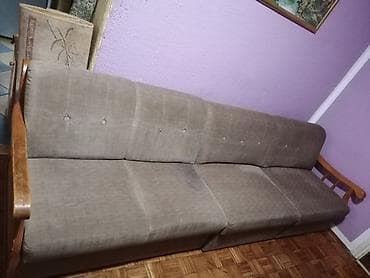 Trodelna rasklopiva garnitura/ležaj sa drvenim naslonima - Model na lalafo.rs — 2 Trodelna rasklopiva garnitura/ležaj sa drvenim naslonima - Model — 2