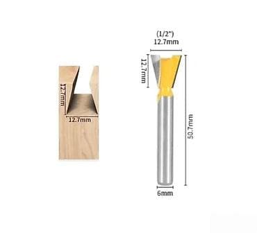 Milling Cutters: Glodalo za drvo – V‑žleb (V‑groove) 12,7 mm - Tip: V‑glodalo za at lalafo.rs — 2 Milling Cutters: Glodalo za drvo – V‑žleb (V‑groove) 12,7 mm - Tip: V‑glodalo za — 2