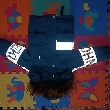 Dečija zimska jakna sa kapuljačom i krznenim rubom. - Boja: petrolej na lalafo.rs — 2 Dečija zimska jakna sa kapuljačom i krznenim rubom. - Boja: petrolej — 2