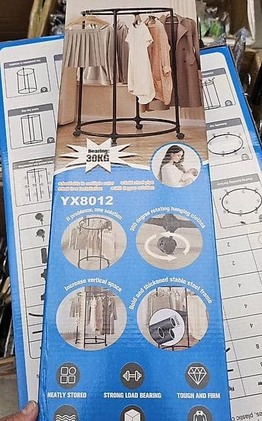 Stalak za odecu+police za obucu/prenosiva vesalica Dimenzije vešalice na lalafo.rs — 7 Stalak za odecu+police za obucu/prenosiva vesalica Dimenzije vešalice — 7