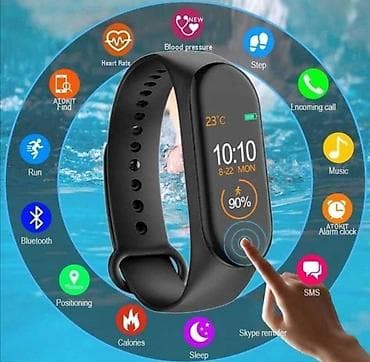 M5 Smart Fitnes narukvica Uz pametnu narukvicu M5, na jednom uređaju na lalafo.rs — 1 M5 Smart Fitnes narukvica Uz pametnu narukvicu M5, na jednom uređaju — 1
