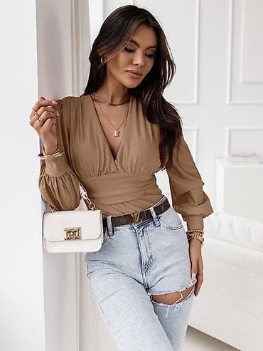 zenske broj: 🔥Elegantni ženski bodi s dugim rukavima i V-izrezom na akciji 1700 din at lalafo.rs — 2 zenske broj: 🔥Elegantni ženski bodi s dugim rukavima i V-izrezom na akciji 1700 din — 2