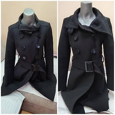 ZARA BASIC ženski kaput, model sa dvorednim kopčanjem i kaišem. - na lalafo.rs — 4 ZARA BASIC ženski kaput, model sa dvorednim kopčanjem i kaišem. - — 4