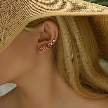 Troslojne minđuše – elegantni kružni dizajn - Materijal: legura sa na lalafo.rs — 5 Troslojne minđuše – elegantni kružni dizajn - Materijal: legura sa — 5