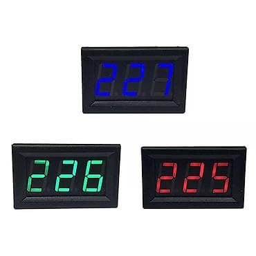Electronics: Digitalni Led Voltmetar Jednosmerni 5v do 120v DC Crveni at lalafo.rs — 5 Electronics: Digitalni Led Voltmetar Jednosmerni 5v do 120v DC Crveni — 5